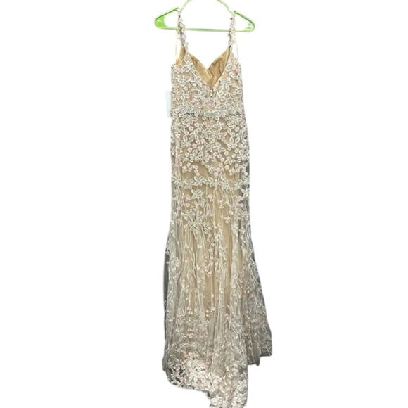 MAC DUGGAL 67492 Floral Embroidered Corset Bodice Gown Sz 20 New w/ Tag $798 SOO - Picture 12 of 16